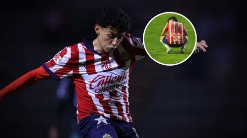 Richard Ledezma terminó destrozado tras la derrota de Chivas ante León.