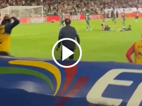 Así vivió la banca de Chivas el remate de Efraín Álvarez