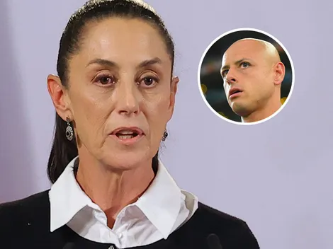 Chicharito Hernández recibió dura respuesta de Claudia Sheinbaum