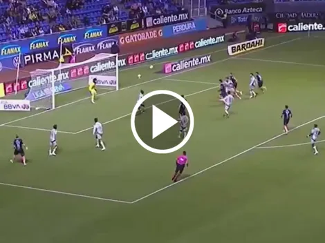 El gol de Ricardo Marín para Puebla ante Santos Laguna
