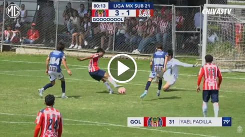 Golazo de Yael Padilla con Chivas Sub-21.