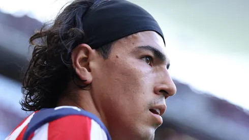 Érick Gutiérrez le festejó el cuarto gol a los defensores de Atlético de San Luis.