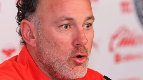 Milito habló en conferencia de prensa.