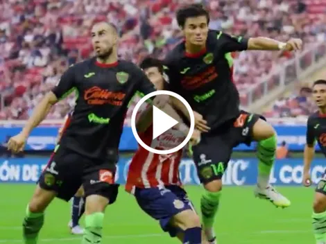 La toma que no se vio del penal que Gato Ortiz no le cobró a Chivas