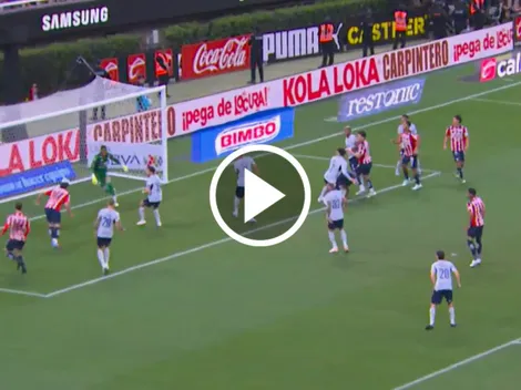 El golazo a táctica fija para que Chivas empate con Cruz Azul