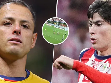 Así arruinó Chicharito el gol de la Hormiga para el empate de Chivas