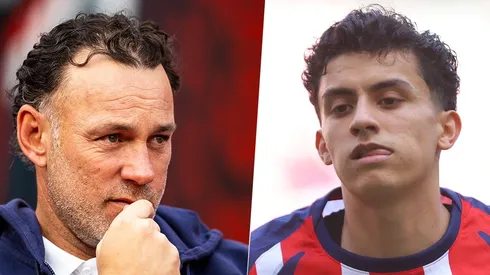 Gabriel Milito recibe advertencia.