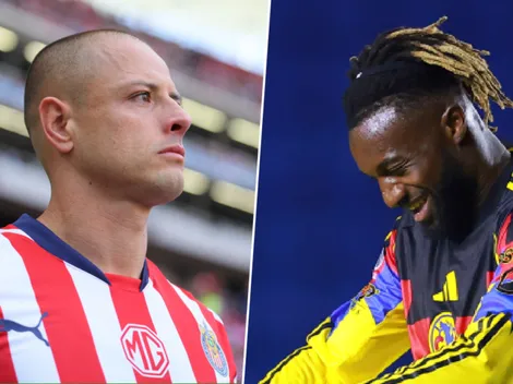 Chicharito ya brilló ante Allan Saint-Maximin