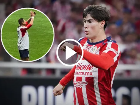 Captaron las reacciones de Milito y Chicharito a la falla de la Hormiga