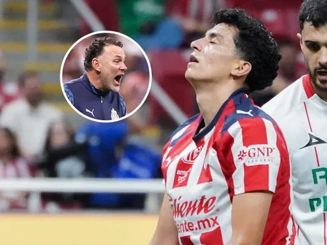 El enojo de Richy Ledezma con Milito por salir de cambio en Chivas vs. Necaxa