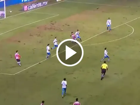 Omar Govea anotó el segundo de Chivas vs. Puebla