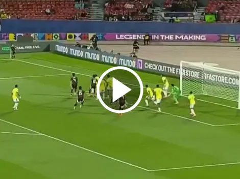 Diego Ochoa le dio el empate a la Selección Mexicana Sub 20 ante Brasil