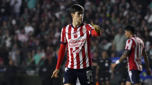 León, Guanajuato, 28 de enero de 2025. , durante el partido correspondiente a la jornada 4 del torneo Clausura 2025 de la Liga BBVA MX, entre los Esmeraldas del León y las Chivas Rayadas del Guadalajara, realizado en el estadio León. Foto: Imago7/Duilio Muñoz