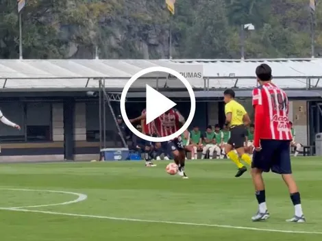 El golazo de Carlos Corona para que Chivas Sub-21 le gane a Pumas
