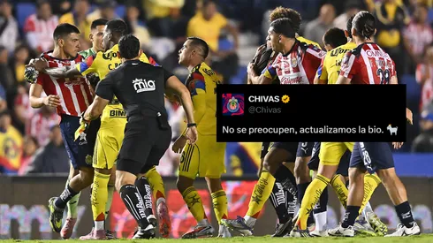 Chivas y América reavivaron la rivalidad en redes sociales.