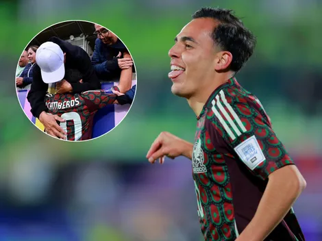 El conmovedor festejo de Hugo Camberos junto a sus padrres