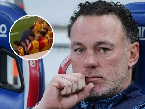 Así festejó Gabriel Milito con la banca de Chivas el golazo de Bryan González