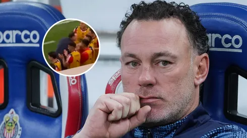 Así festejó Gabriel Milito el gol de Bryan González ante Mazatlán.