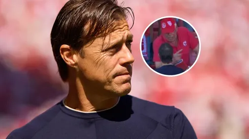 Matías Almeyda vive tenso momento con aficionado de Sevilla.