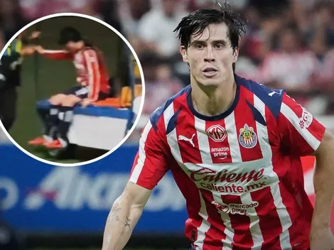 así retiraron a Diego Campillo fracturado post victoria de Chivas ante Atlas