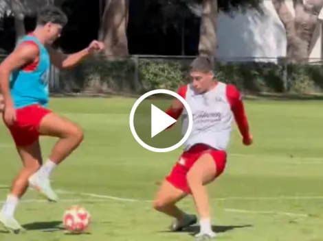 El video viral en el entrenamiento de Chivas