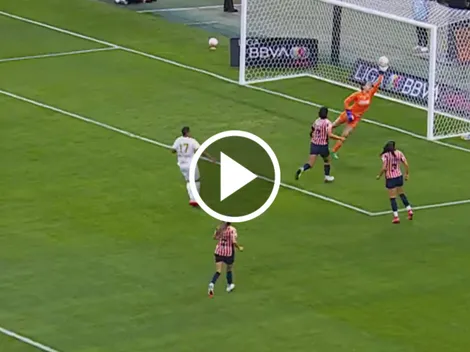 Celeste Espino y su espectacular atajada contra Toluca