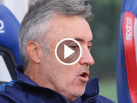 La reacción de frustración de Torrent tras gol del Piojo