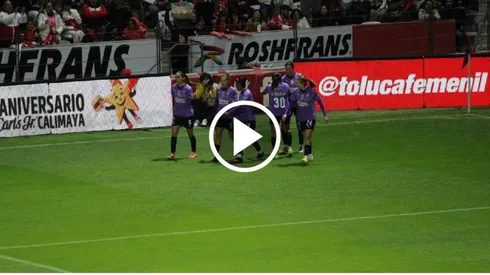 Gol de Alicia Cervantes ante Toluca Femenil