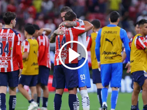 El emotivo abrazo de Chicharito Hernández con Sergio Ramos