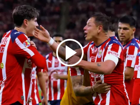 Esto le dijo Chicharito a la Hormiga en pleno festejo