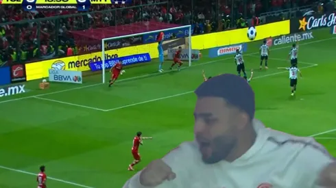 El eufórico festejo de Alexis Vega