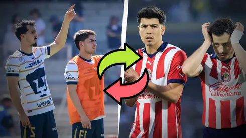 ¿Chivas y Pumas cocinan un intercambio de jugadores?