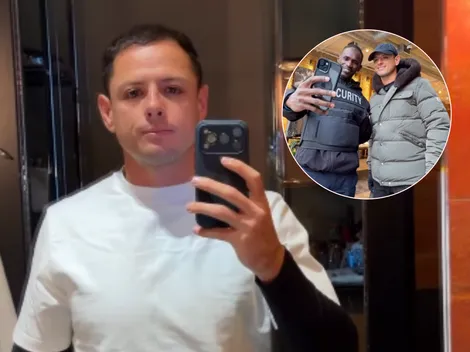 Chicharito reapareció en redes sociales