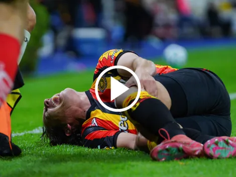 La escalofriante lesión del ex-Chivas, Carlos Fierro en Leones Negros