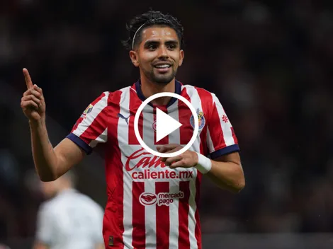 El primer gol de Ricardo Marín en su segunda etapa de Chivas