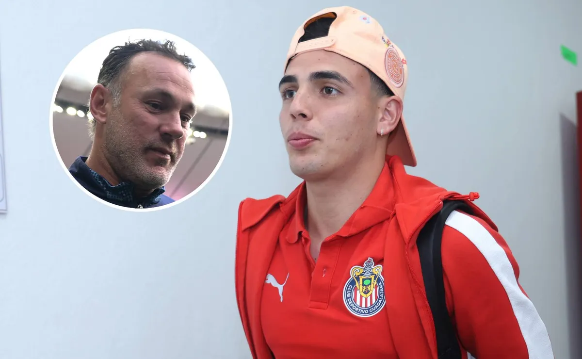 ¿Golpe de realidad para Hugo Camberos en Chivas? Milito explicó por qué lo usó 5 minutos en el Clausura 2026