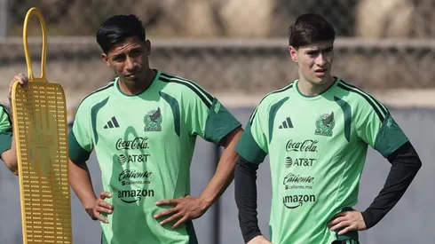 Armando González y Ángel Sepúlveda en la concentración de la Selección Mexicana
