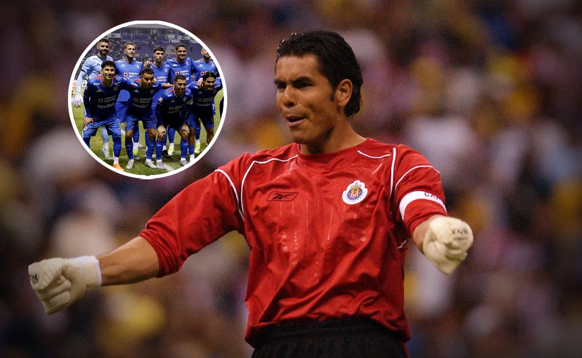 Juega en Cruz Azul; sin embargo, admitió que su corazón es de Chivas por Oswaldo Sánchez: Andrés Gudiño