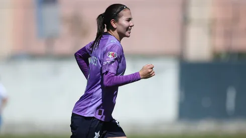 Licha Cervantes anotó el 3-1 ante Puebla. 
