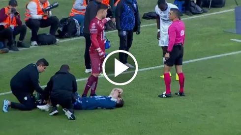 La dura lesión de Alan Mozo. 
