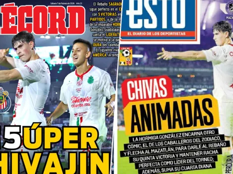 Así titularon las portadas de México tras otro triunfo de Chivas