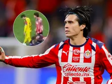 Diego Campillo celebró en la cara de Raphael Veiga