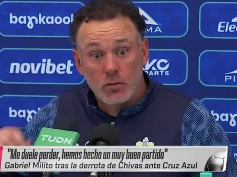 Milito negó bronca con Nicolás Larcamón