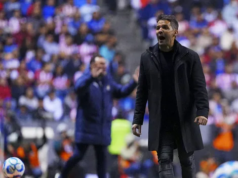 El festejo de Nicolás Larcamón por ganarle a Chivas que no se vio en TV