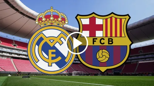 Real Madrid vs. Barcelona por el Clásico de Leyendas. 
