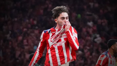 La emotiva reacción de Brian Gutiérrez tras su primer gol con Chivas