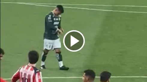 Así se retiró el Nene Beltrán del Estadio Akron.