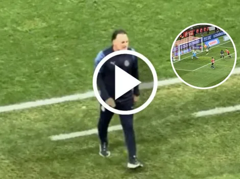 El enojo de Gabriel Milito por el claro gol que falló Bryan González ante León