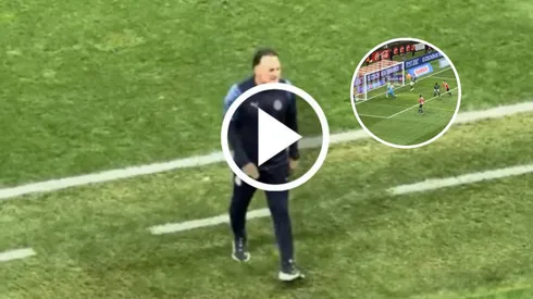 Milito se enojó por un gol que falló Bryan González.