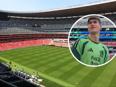 La reacción de Armando González al ver el Estadio Azteca pintado rojiblanco